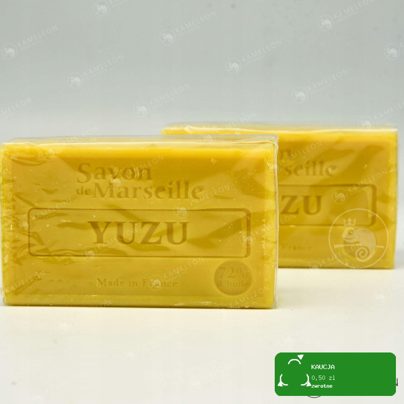MYDŁO MARSYLSKIE YUZU 72% kostka 100g egzotyczne Le Chatelard 1802
