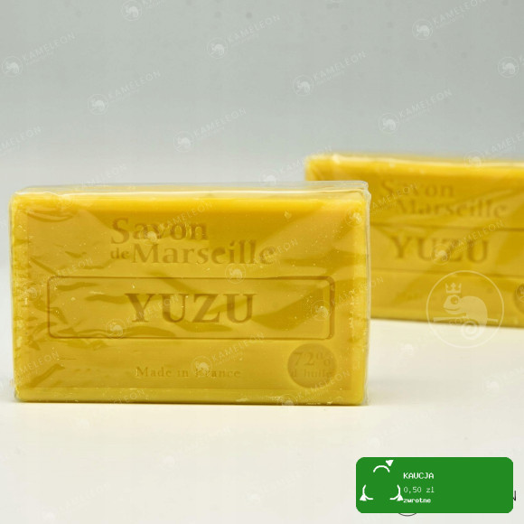MYDŁO MARSYLSKIE YUZU 72% kostka 100g egzotyczne Le Chatelard 1802