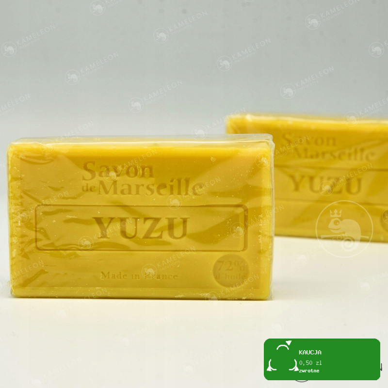 MYDŁO MARSYLSKIE YUZU 72% kostka 100g egzotyczne Le Chatelard 1802