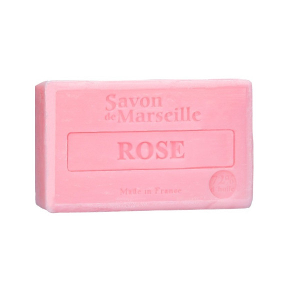 MYDŁO MARSYLSKIE RÓŻA różane rose 72% kostka 100g Le CHatelard 1802