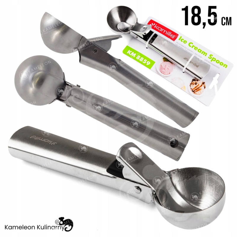 GAŁKOWNICA PORCJONER ŁYŻKA METALOWA DO LODÓW 18cm