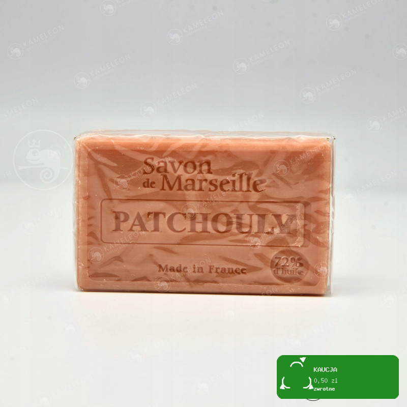MYDŁO MARSYLSKIE PACZULI PACZULA 72% kostka 100g Le CHatelard 1802