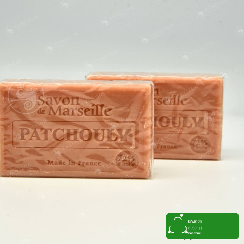 MYDŁO MARSYLSKIE PACZULI PACZULA 72% kostka 100g Le CHatelard 1802