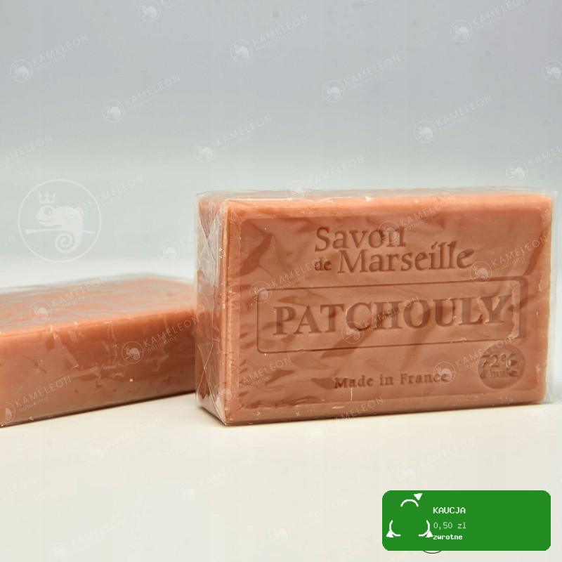 MYDŁO MARSYLSKIE PACZULI PACZULA 72% kostka 100g Le CHatelard 1802