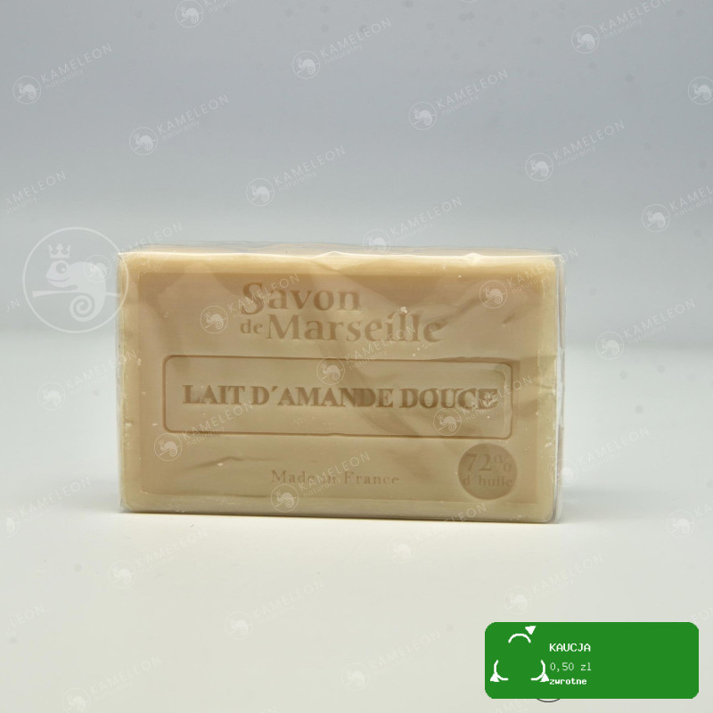 MYDŁO MARSYLSKIE słodkie MLEKO MIGDAŁOWE 72% 100g Le Chatelard 1802