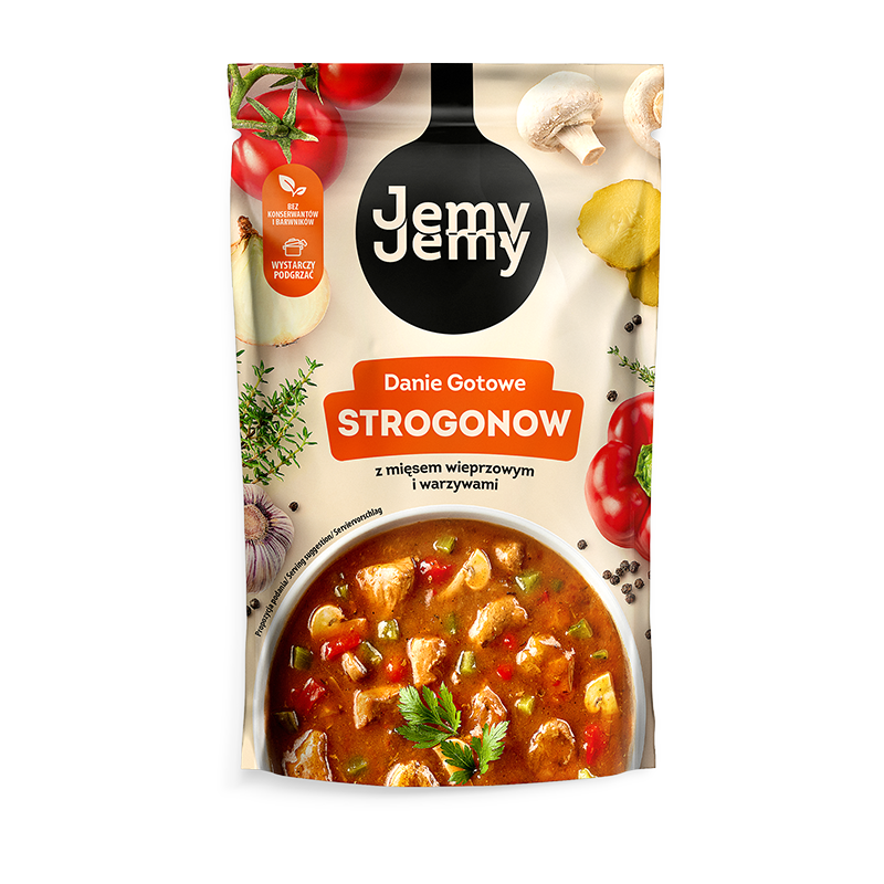 Profi JEMY JEMY STROGONOW z mięsem wpierzowym i warzywami