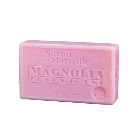 MYDŁO MARSYLSKIE MAGNOLIA oraz KWIAT HERBATY 72% 100g kostka Chatelard 1802