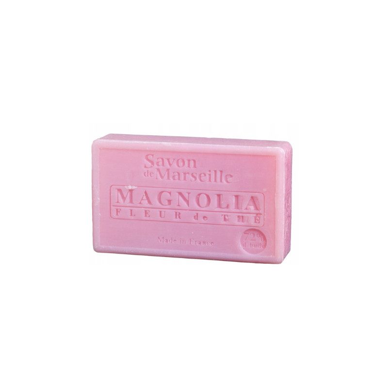 MYDŁO MARSYLSKIE MAGNOLIA oraz KWIAT HERBATY 72% 100g kostka Chatelard 1802