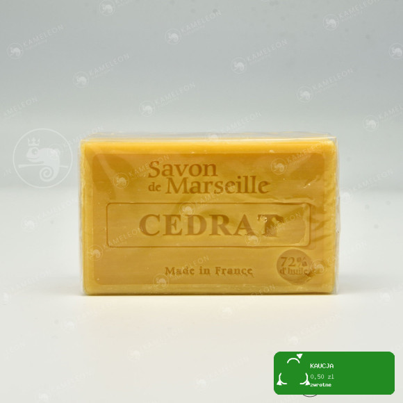 MYDŁO MARSYLSKIE CEDRAT CYTRON cedrat 72% kostka 100G