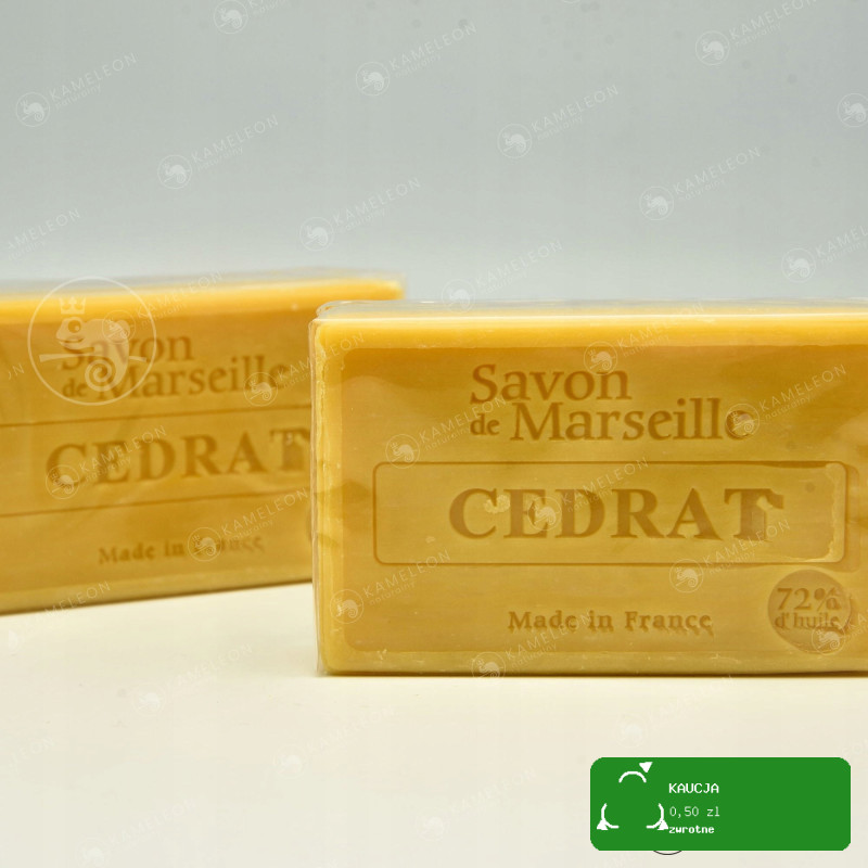 MYDŁO MARSYLSKIE CEDRAT CYTRON cedrat 72% kostka 100G