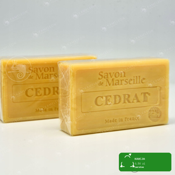 MYDŁO MARSYLSKIE CEDRAT CYTRON cedrat 72% kostka 100G