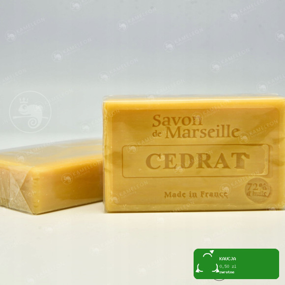 MYDŁO MARSYLSKIE CEDRAT CYTRON cedrat 72% kostka 100G