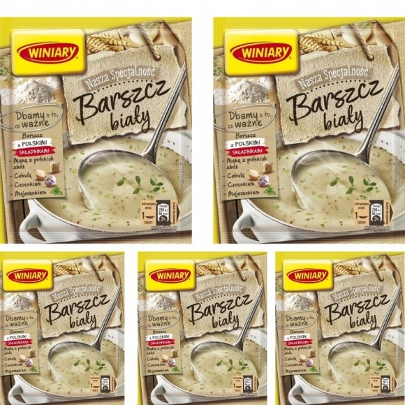 WINIARY BARSZCZ BIAŁY 4 porcje na 1L zupa instant danie