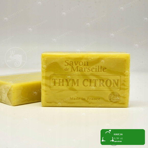 MYDŁO MARSYLSKIE MACIERZANKA CYTRYNOWA 72% 100g Le Chatelard 1802