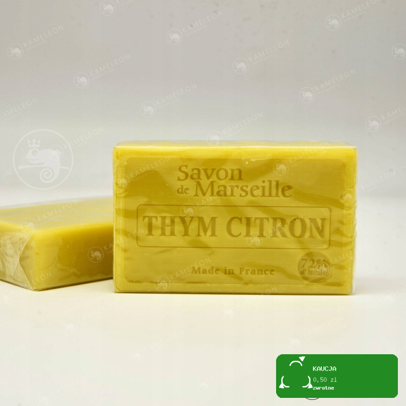 MYDŁO MARSYLSKIE MACIERZANKA CYTRYNOWA 72% 100g Le Chatelard 1802