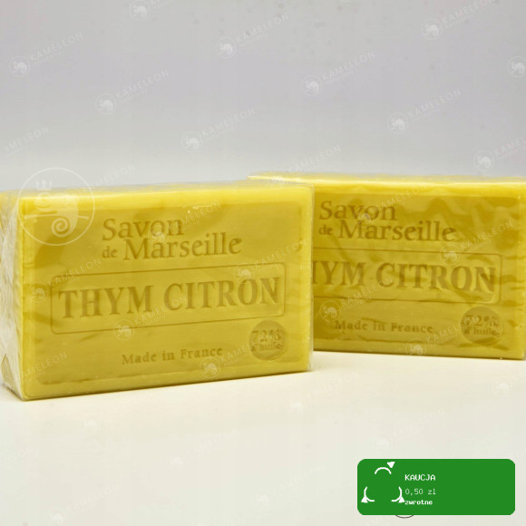 MYDŁO MARSYLSKIE MACIERZANKA CYTRYNOWA 72% 100g Le Chatelard 1802