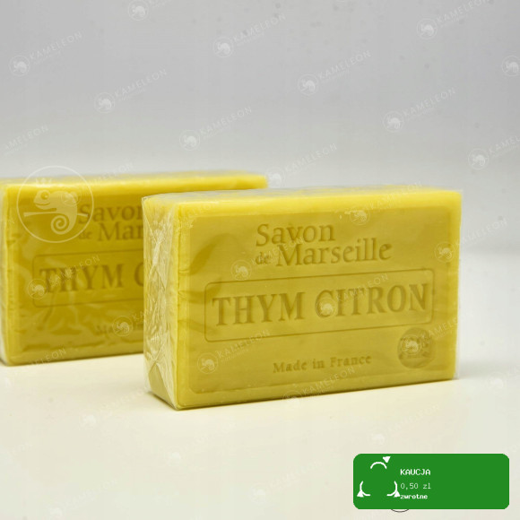 MYDŁO MARSYLSKIE MACIERZANKA CYTRYNOWA 72% 100g Le Chatelard 1802