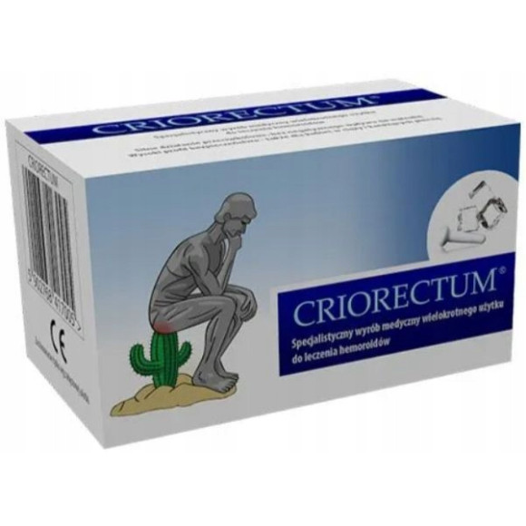 CRIORECTUM Sztyft krioterapeutyczny wielokrotn użycia NA HEMOROIDY Marsylka