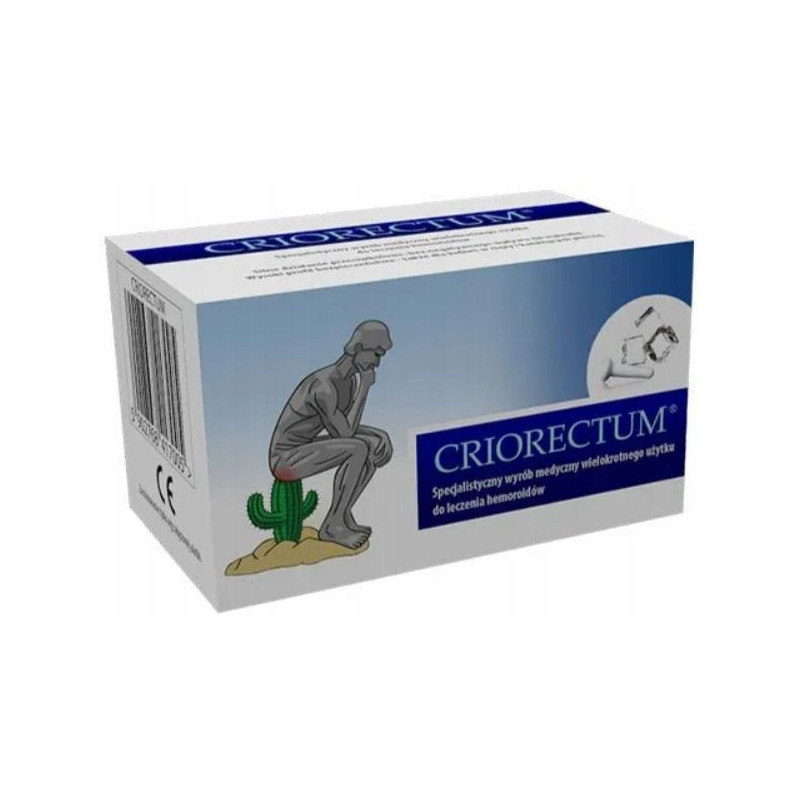 CRIORECTUM Sztyft krioterapeutyczny wielokrotn użycia NA HEMOROIDY Marsylka