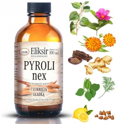 MIR-LEK eliksir PYROLINex wsparcie BŁONY ŚLUZOWE ŻOŁĄDEK