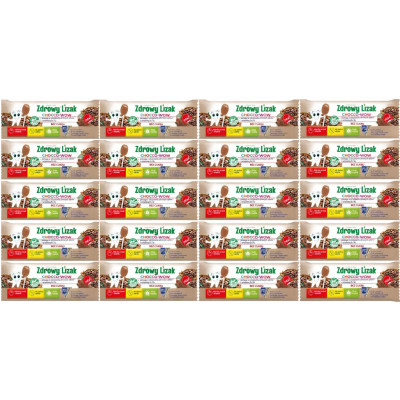 ZDROWY LIZAK KAKAOWY Bez Cukru CHOCCO WOW +Wit D3 K2 20sztuk STARPHARMA