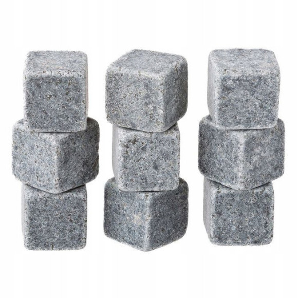 KAMIENIE LODOWE KOSTKI DO CHŁODZENIA NAPOJÓW Whisky Stones 9szt KAMILLE7792 KAMIENIE LODOWE KOSTKI DO CHŁODZENIA NAPOJÓW Whisky Stones 9szt KAMILLE7792
