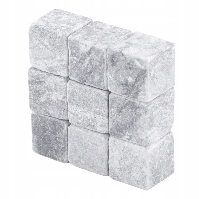 KAMIENIE LODOWE KOSTKI DO CHŁODZENIA NAPOJÓW Whisky Stones 9szt KAMILLE7792
