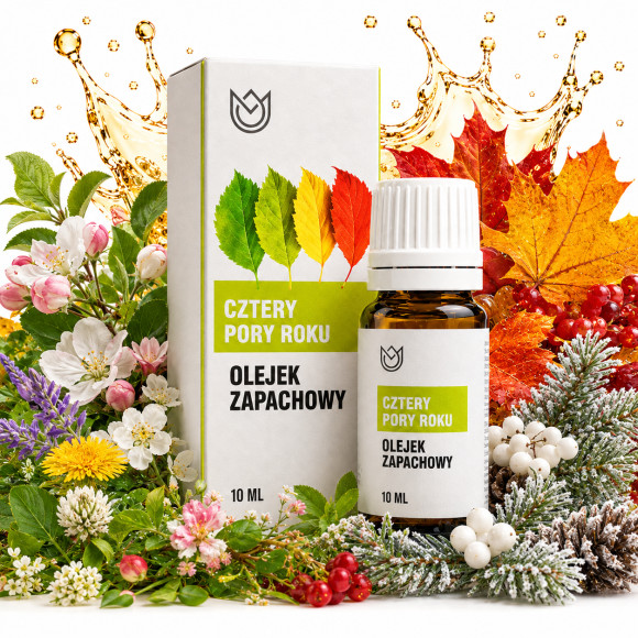 OLEJEK ZAPACHOWY eteryczny 4 CZTERY PORY ROKU 10ml aromaterapia
