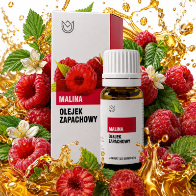 OLEJEK ZAPACHOWY ETERYCZNY MALINA MALINOWY 10ml owocowy maliny owoce