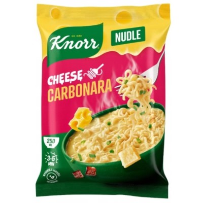 KNORR NUDLE CHEESE smak CARBONARA makaron ser 64G