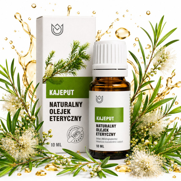 Naturalny OLEJEK ETERYCZNY KAJEPUT świeży 12ml Naturalne Aromaty
