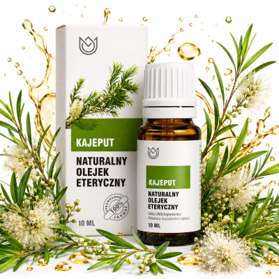 Naturalny OLEJEK ETERYCZNY KAJEPUT świeży 12ml Naturalne Aromaty