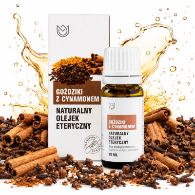 Naturalne Aromaty OLEJEK ETERYCZNY GOŹDZIKI Z CYNAMON 10ml