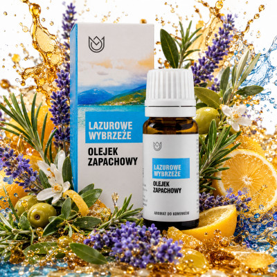 OLEJEK ZAPACHOWY eteryczny LAZUROWE WYBRZEŻE 10ml zapach do aromaterapii
