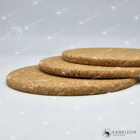 OKRĄGŁA PODSTAWKA Z KORKA korkowa fi 19cm 1 sztuka OKRĄGŁA PODSTAWKA Z KORKA korkowa fi 19cm 1 sztuka
