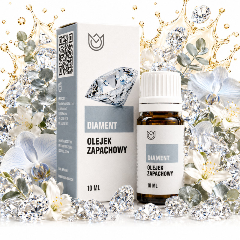 OLEJEK ZAPACHOWY eteryczny DIAMENT diamentowy 10ml zapach do aromaterapii