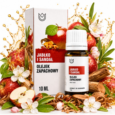 OLEJEK ZAPACHOWY eteryczny JABŁKO I SANDAŁ 10ml