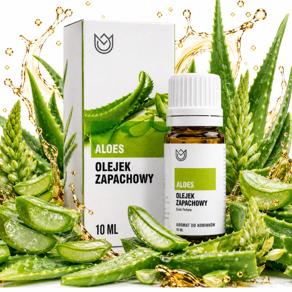 OLEJEK ZAPACHOWY eteryczny ALOES aloesowy 10ml zapach do aromaterapii