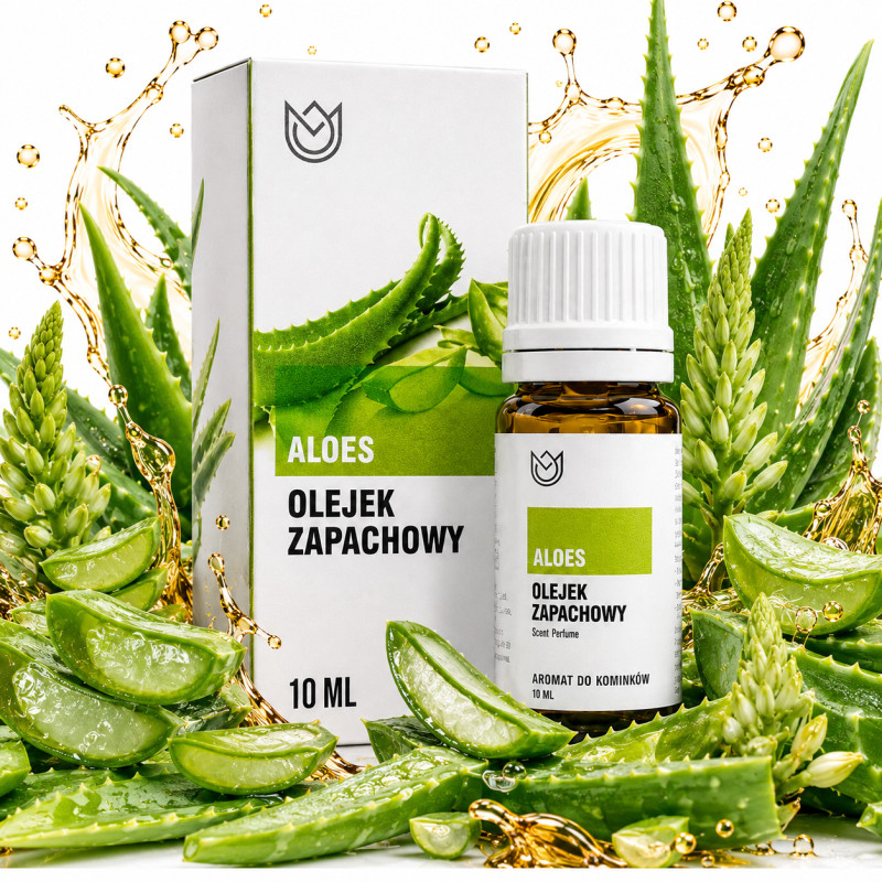 OLEJEK ZAPACHOWY eteryczny ALOES aloesowy 10ml zapach do aromaterapii