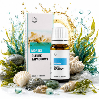 OLEJEK ZAPACHOWY eteryczny MORSKI letni lekki 10ml Aromaterapia Aromat