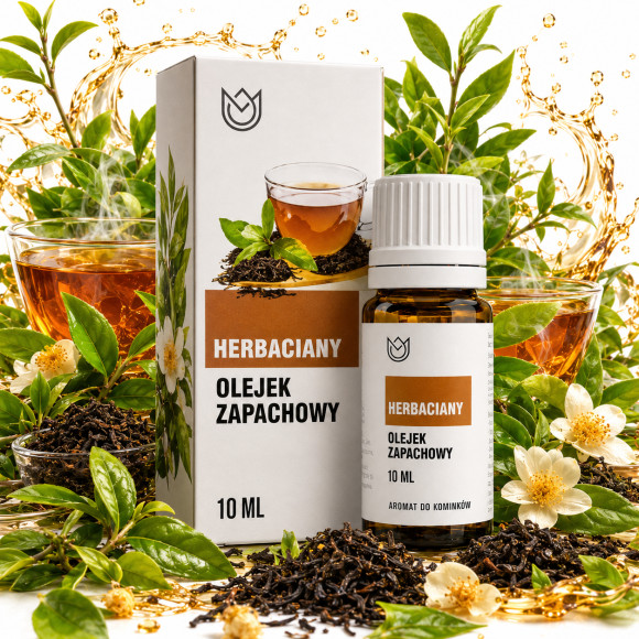 OLEJEK ZAPACHOWY eteryczny HERBACIANY herbata 10ml do aromaterapii