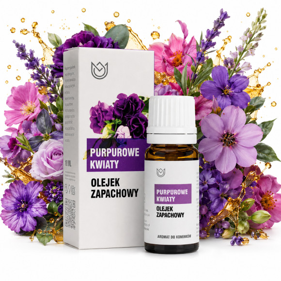 OLEJEK ZAPACHOWY eteryczny PURPUROWE KWIATY 10ml Kwiatowy zapach kwiaty