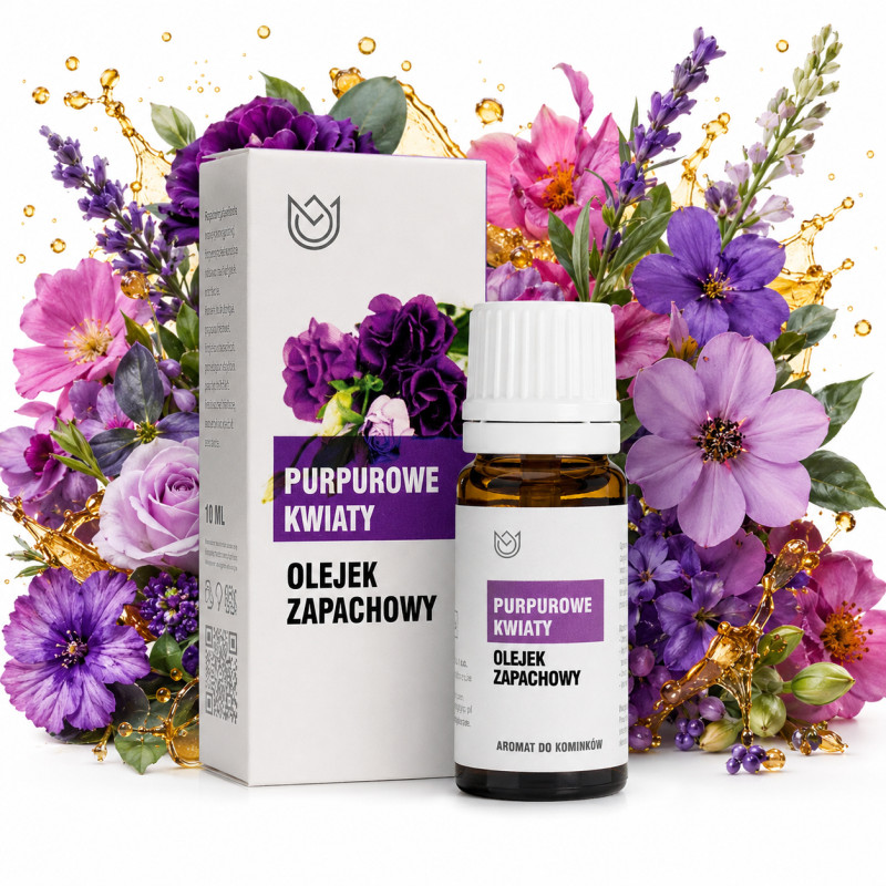 OLEJEK ZAPACHOWY eteryczny PURPUROWE KWIATY 10ml Kwiatowy zapach kwiaty