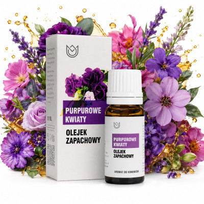 OLEJEK ZAPACHOWY eteryczny PURPUROWE KWIATY 10ml Kwiatowy zapach kwiaty