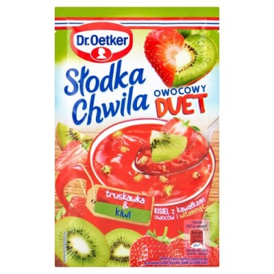 DR.OETKER KISIEL SŁODKA CHWILA OWOCOWY DUET TRUSKAWKA &