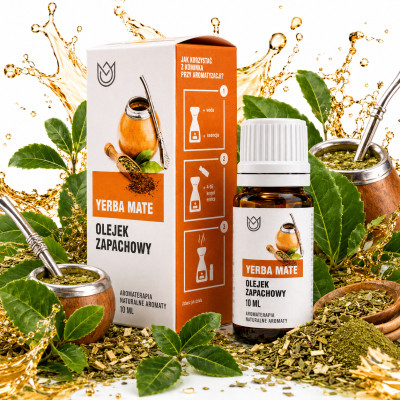 OLEJEK ZAPACHOWY eteryczny YERBA MATE 10ml ciekawy zapach do aromaterapii