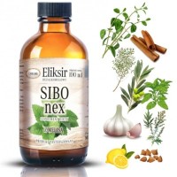 MIR-LEK eliksir ziołowy SIBO SIBOnex wsparcie TRAWIENIE