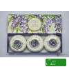 MYDŁO NA PREZENT tłoczone GLICYNIA WISTERIA 3x100G