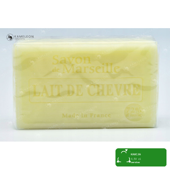 MYDŁO MARSYLSKIE KOZIE MLEKO 72% kostka 100g Le Chatelard 1802 delikatne