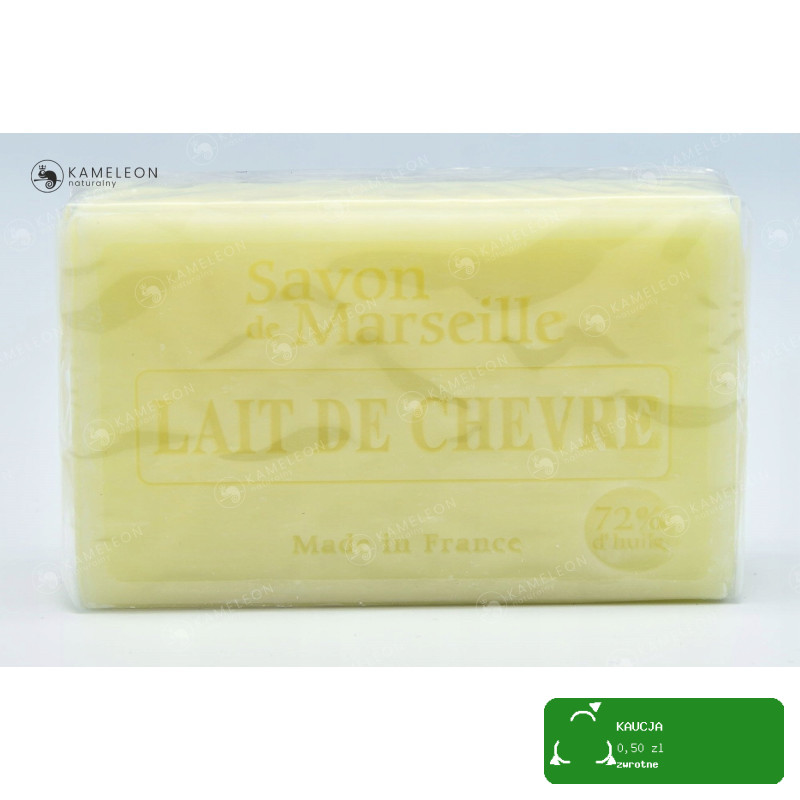 MYDŁO MARSYLSKIE KOZIE MLEKO 72% kostka 100g Le Chatelard 1802 delikatne